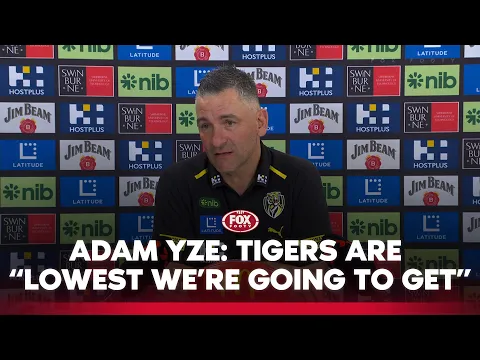 Download MP3 😬 Adam Yze talks Tigers' lowest point 🐯 | Richmond press conference | Fox Footy