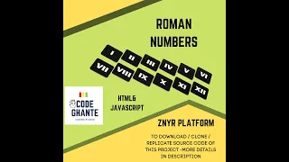 Roman Numbers or Numerical Converter