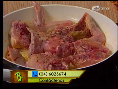 Alitas en salsa de maracuyá 