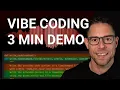 VIBE CODING 3 min demo Cursor o3-mini SuperWhisper