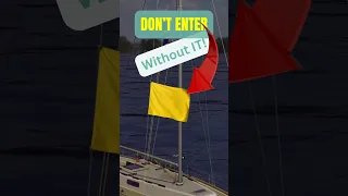 Nautical Flag Tips for Sailors: The Yellow Q Flag #beginnersailing #sailingtips #sailingwithcoconuts