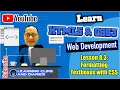 Learn HTML5 Lesson 8 3 Formatting Text Boxes with CSS Web Design
