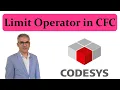 CODESYS Using Limit operator in CFC