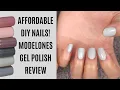 Amazon Gel Nail Polish Review Swatches Tutorial Modelones Gray Nude Series