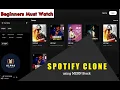 Spotify Clone Using Node js and React js MERN Stack Project