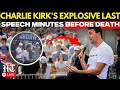 Download Lagu Charlie Kirk's LAST SPEECH Live: Charlie Kirk’s Explosive Speech Before Assassination Goes Viral