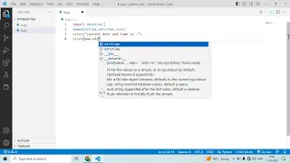 Python program to display the current date and time