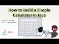 Java Programming Tutorial - Building a Basic Calculator
