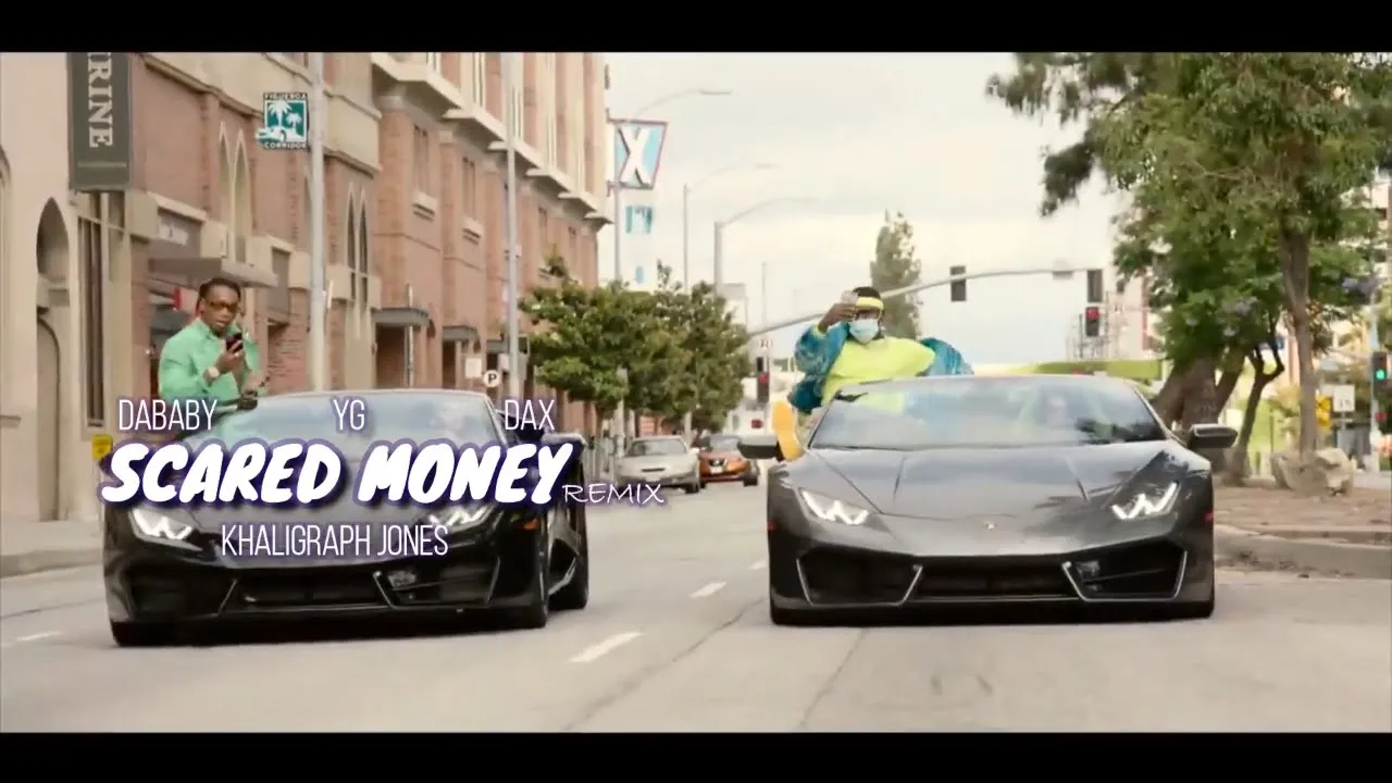 KHALIGRAPH JONES - SCARED MONEY REMIX ft. DABABY, DAX, YG (Official Video)