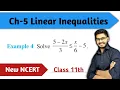 Class 11 Example 4 of Linear Inequalities Chapter 5 Linear Inequality New NCERT Examples