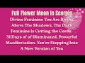 Full Flower Moon In Scorpio