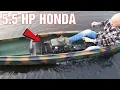 Download Lagu Canoe With 5.5HP Motor From A Lawnmower 20KM/H