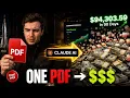 How I Would Make Money With PDFs Claude AI in 2026 If I Started Over Again