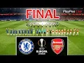 PES 2019 - CHELSEA vs ARSENAL - UEFA Europa League FINAL - Full Match \u0026 Amazing Goals - PC Gameplay