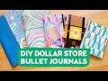 DIY Dollar Store Bullet Journals Sea Lemon