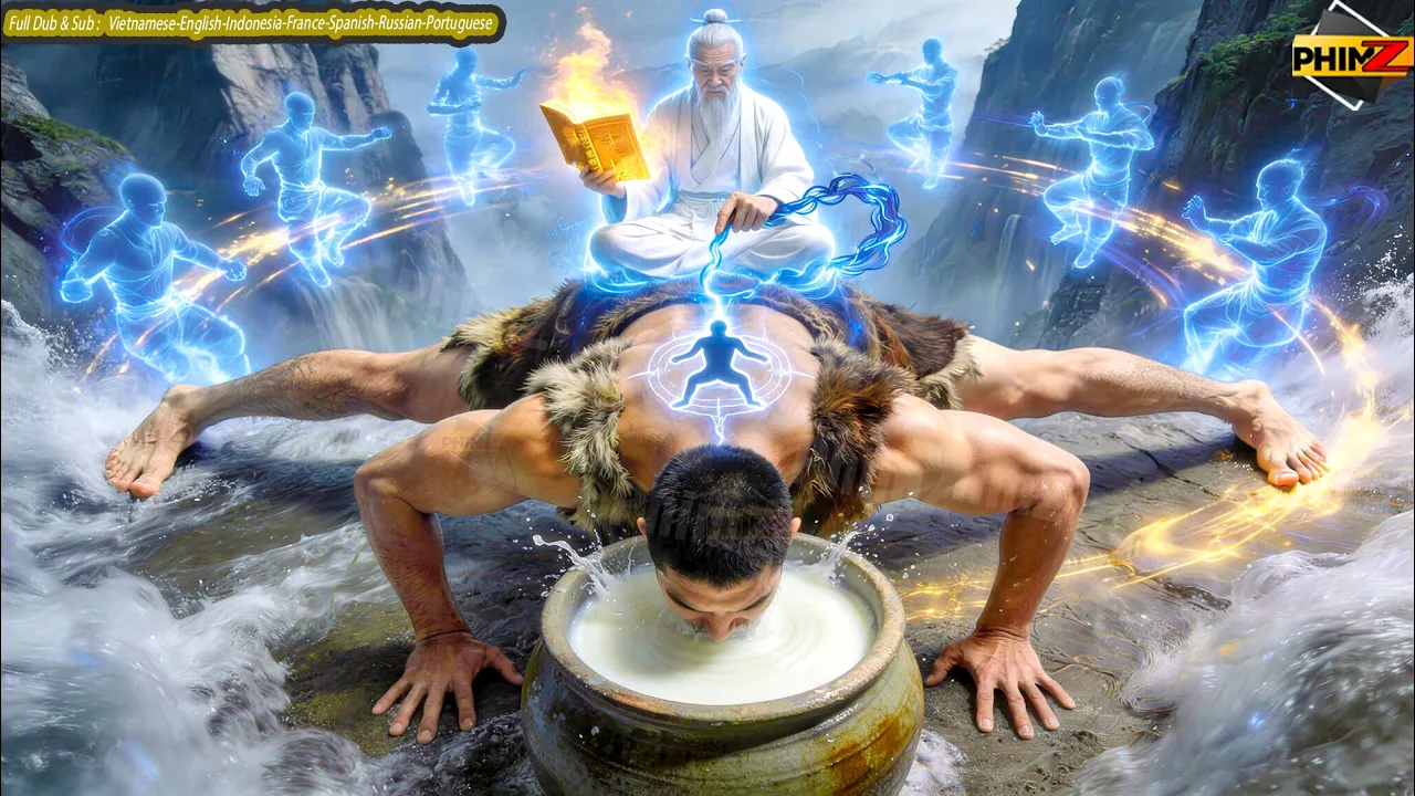 Thirsty Beggar Drinks Mountain Cup, It’s Dragon Blood—Transforms into War God poster