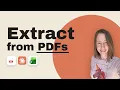Extract from PDFs with Claude super easy