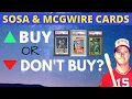 Mark McGwire Sammy Sosa Rookie Cards The ESPN documentary effect Baseball Card Investing