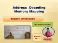 U1 L26 Address Decoding MemoryMapping memory interfacing example