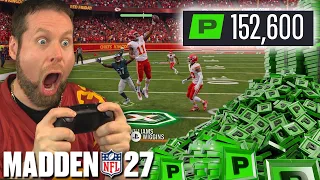 I started my ULTIMATE TEAM on Madden 27