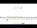 Subtraction to 20 Number Lines