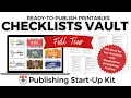 Full Tour Printable Checklists Vault Publishing Kit