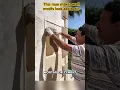 Download Lagu This man makes wall motifs look aesthetic #shorts #construction