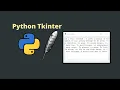 Python Tkinter How to create a ScrolledText in Tkinter