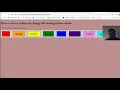Challenge - Hover over a colour to change the background colour