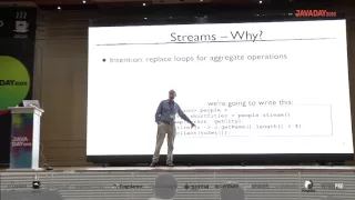 JavaDay Kyiv 2015 Maximizing the Performance of Java 8 Streams Maurice Naftalin