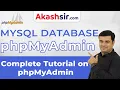 Create Database Table in PHPMyAdmin PHPMyAdmin Complete Tutorial