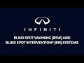 2027 INFINITI QX65 - Blind Spot Warning BSW and Blind Spot Intervention BSI Systems
