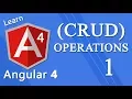 Angular 4 Tutorial - CRUD Operations