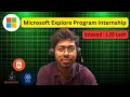 Microsoft Explore Program Internship Guide Stipend 1 25 Lakh Software Engineer