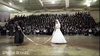 Bobov Rebbe Shlita Dancing Mitzva Tantz At Wedding  Bobov Rebbe Shlita Dancing Mitzva Tantz At Wedding