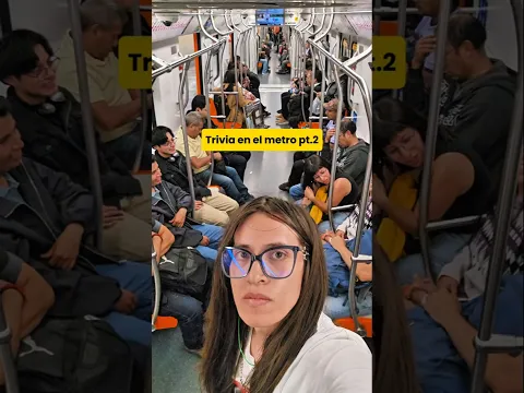 Trivia en el metro pt.2 #insulini #trivia #metrocdmx