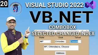 L20 VB Net ComboBox SelectedIndexChanged Event ComboBox Program in Vb net By Arvind