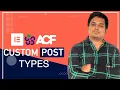 How to create custom post type in WordPress - Elementor pro Ele skin ACF CPT UI