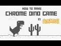 How to make Chrome Dinosaur Game in Scratch in 4 MINS