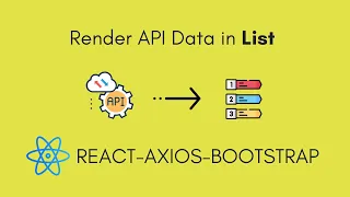Rendering API Data in Lists React Axios Bootstrap