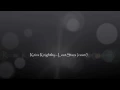 Keira Knightley - Lost Stars (Marta Czapska cover) BEGIN AGAIN MOVIE