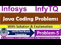 Java Coding Problems InfyTQ Final Round Coding Problems Number Based Problem Problem-5