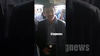 درگیری لفظی شدید بین احمدی نژاد و بسیجیان درباره حرف های خامنه ای 