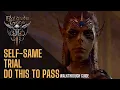 smart way to pass self-same trial - Baldur s Gate 3