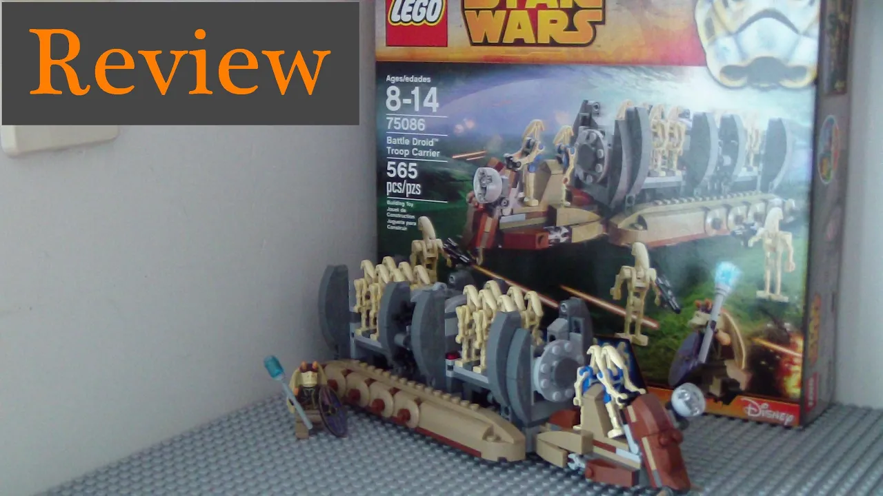 Lego Star Wars 75086 Battle Droid Troop Carrier Review. 