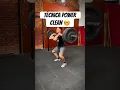 No te olvides de estos puntos al hacer power clean