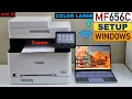 Canon Imageclass MF656Cdw Setup Windows Laptop Wireless Setup or USB Connection