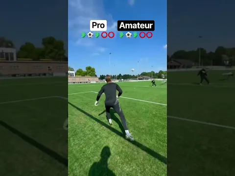 Pro VS Amateur Goalkeeper 🧤🔥