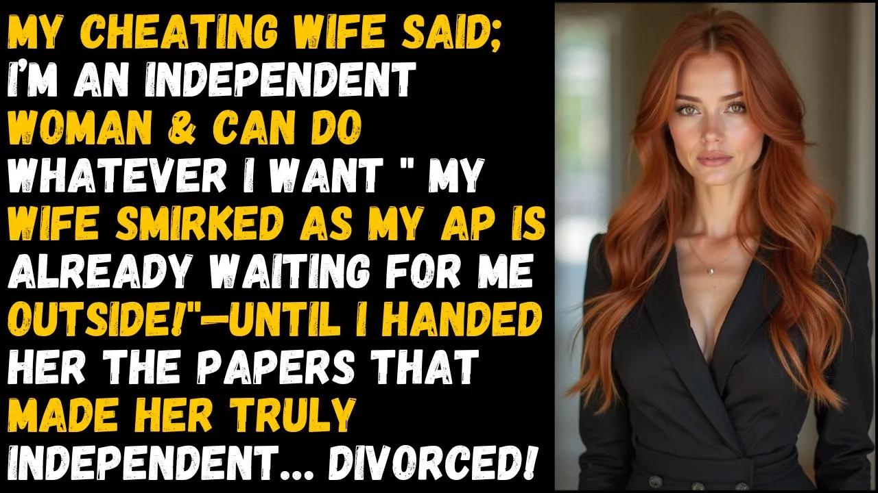 Outline Video My Cheating Wife Said; I’m an Independent Woman & Can Do Whatever I Want, So I Got My Revenge...