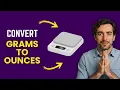 Convert Grams To Ounces In Seconds With This Calculator